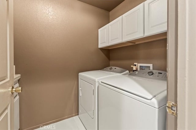 19189 San Jacinto Way, Apple Valley, CA 92308 - washroom with washing machine and clothes dryer and cabinet space