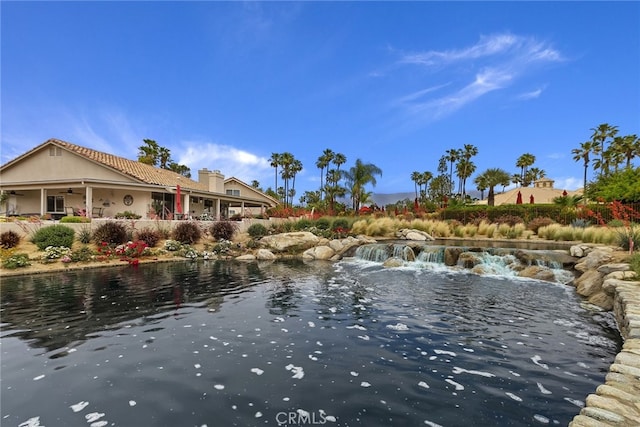 property view of water