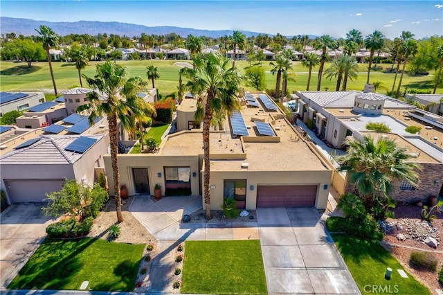 9 Via Haciendas, Rancho Mirage, CA 92270 - bird's eye view featuring a mountain view and a residential view