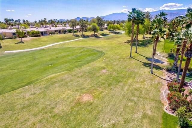 9 Via Haciendas, Rancho Mirage, CA 92270 - birds eye view of property featuring a mountain view