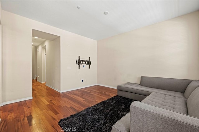 28476 Herrera St, Valencia, CA 91354 - living room featuring wood finished floors and baseboards