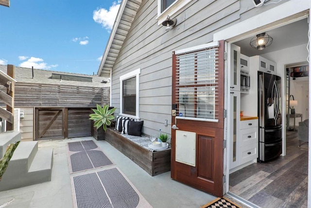 view of patio / terrace featuring an outdoor hangout area