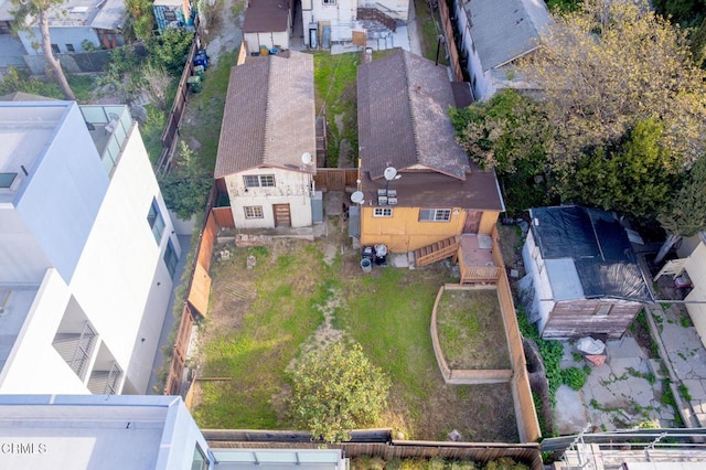birds eye view of property featuring a residential view