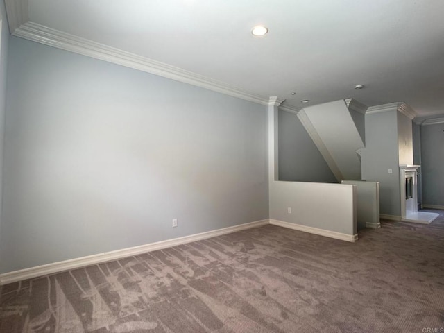 2668 Escala Cir, San Diego, CA 92108 - interior space with baseboards, recessed lighting, and crown molding