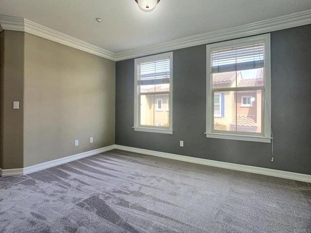 2668 Escala Cir, San Diego, CA 92108 - carpeted empty room featuring ornamental molding and baseboards