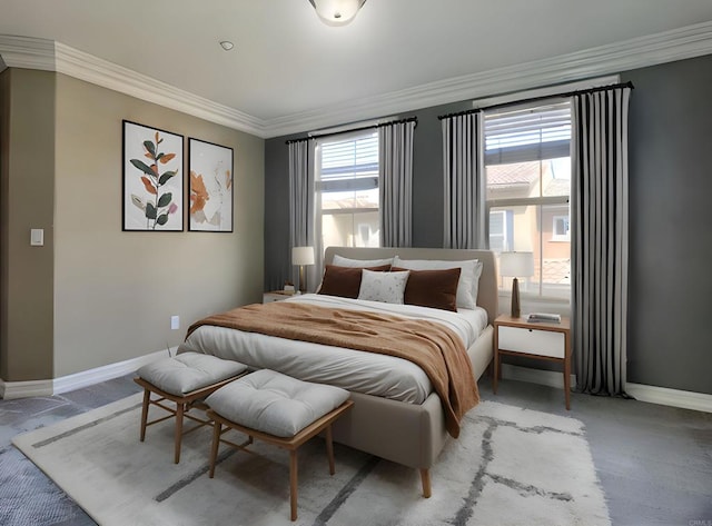 2668 Escala Cir, San Diego, CA 92108 - bedroom featuring ornamental molding and baseboards
