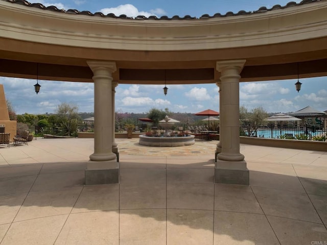 2668 Escala Cir, San Diego, CA 92108 - view of patio with fence
