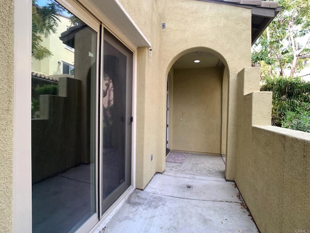 2668 Escala Cir, San Diego, CA 92108 - view of exterior entry featuring stucco siding