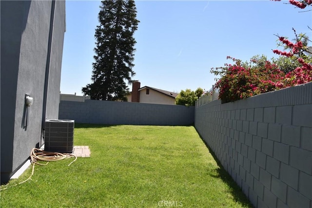 23408 Dorset Pl, Harbor City, CA 90710 - view of yard with central AC and a fenced backyard