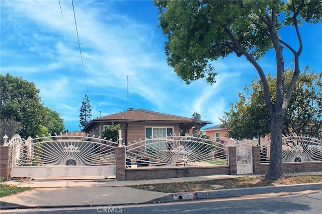 3724 W 105th St, Inglewood, CA 90303 - view of front of property with a gate and a fenced front yard
