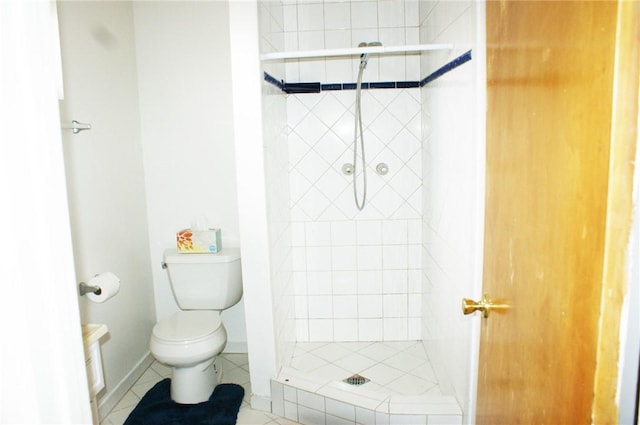3724 W 105th St, Inglewood, CA 90303 - bathroom featuring a stall shower and tile patterned flooring