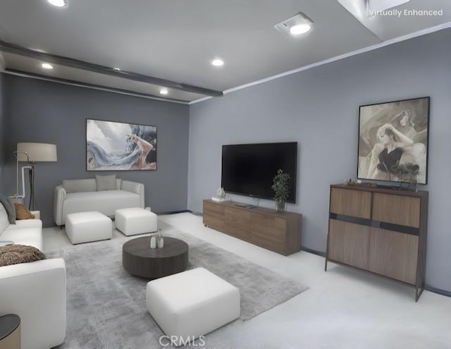 3724 W 105th St, Inglewood, CA 90303 - living room featuring recessed lighting