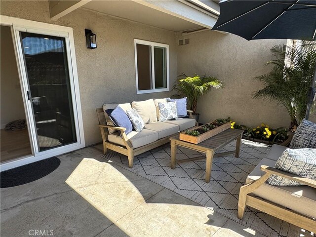 view of patio / terrace with outdoor lounge area