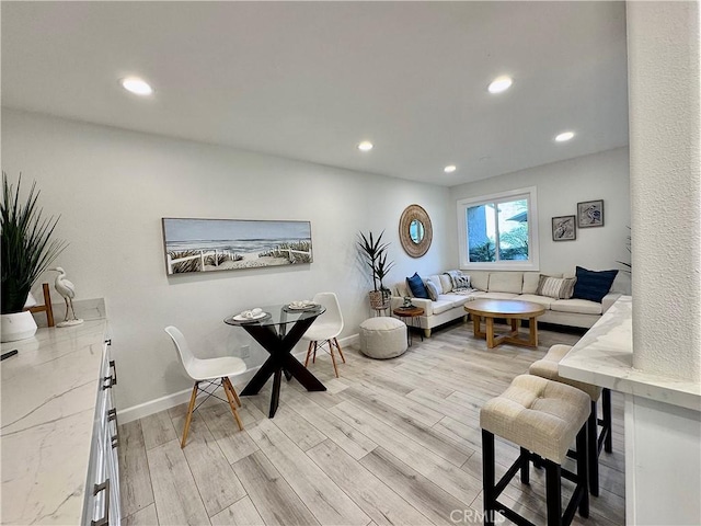 28181 Sorrento Unit 97, Laguna Niguel, CA 92677 - living area with light wood finished floors and recessed lighting
