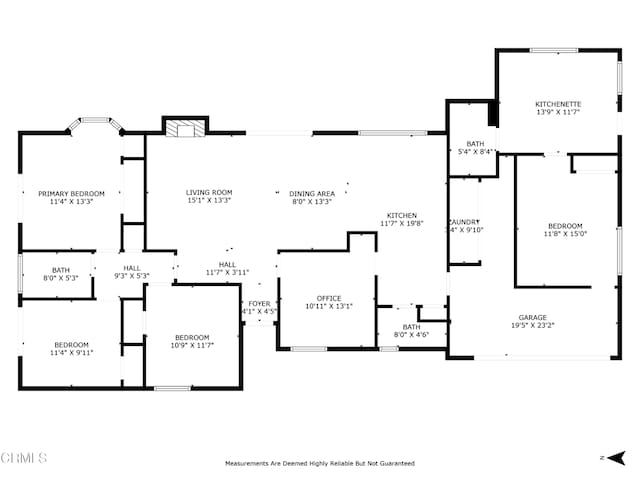 1414 Meadowbrook Rd, Ojai, CA 93023 - floor plan / room layout