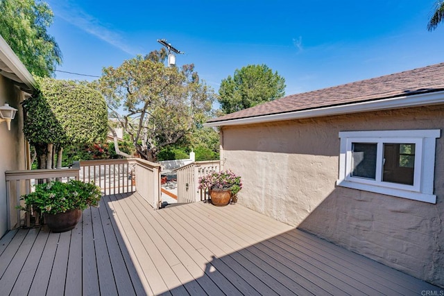 view of deck