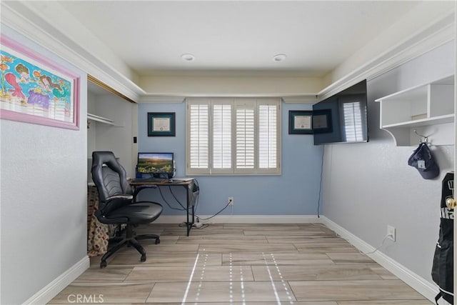 3140 Timberline Dr, Corona, CA 92882 - sitting room with baseboards and wood finish floors