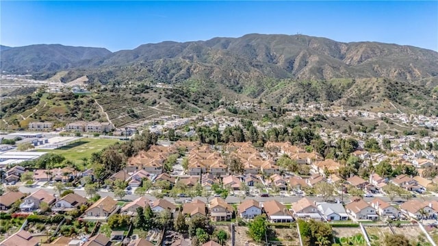 3140 Timberline Dr, Corona, CA 92882 - aerial view featuring a residential view and a mountain view