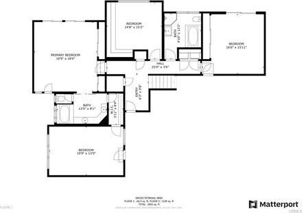 21651 Yucatan Ave, Woodland Hills, CA 91364 - floor plan / room layout
