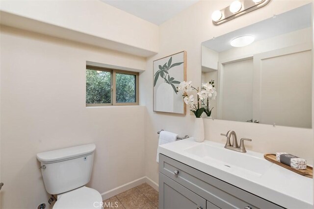 2377 Silver Ridge Ave, Los Angeles, CA 90039 - half bath featuring vanity and tile patterned flooring