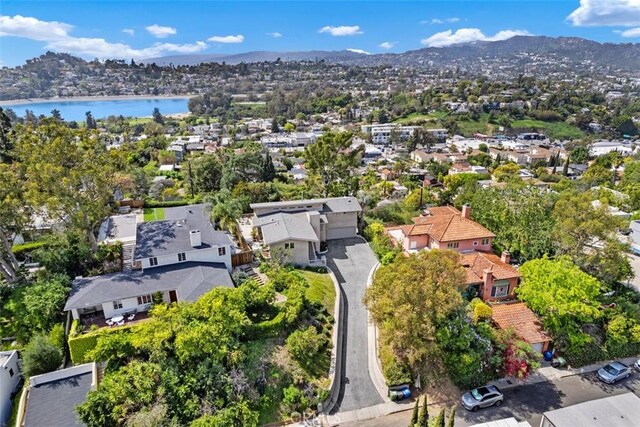 2377 Silver Ridge Ave, Los Angeles, CA 90039 - aerial view of residential area with a water and mountain view