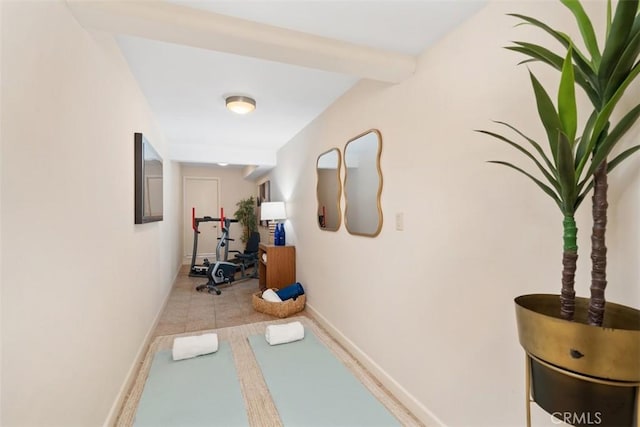 2377 Silver Ridge Ave, Los Angeles, CA 90039 - hallway with baseboards