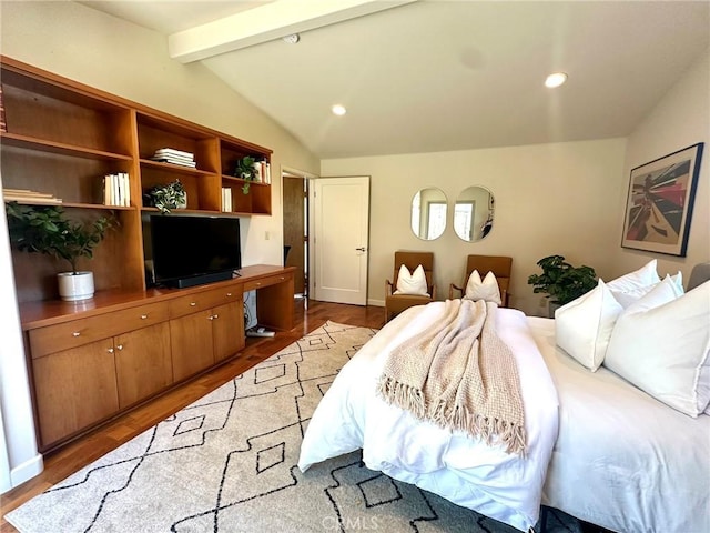 2377 Silver Ridge Ave, Los Angeles, CA 90039 - bedroom with wood finished floors and recessed lighting