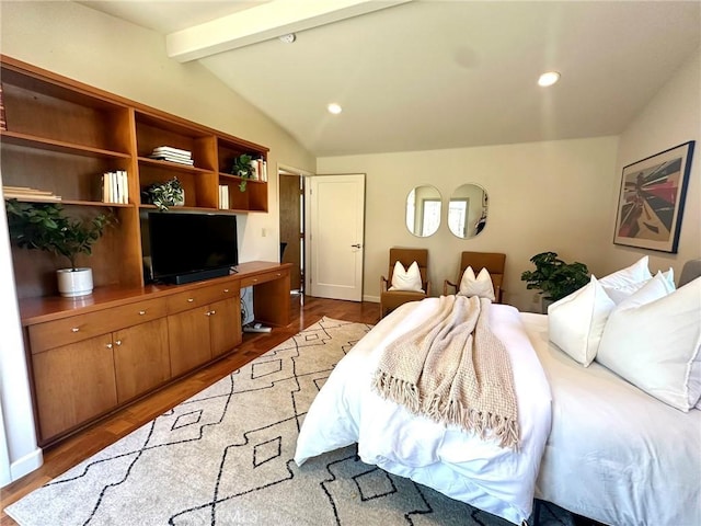2377 Silver Ridge Ave, Los Angeles, CA 90039 - bedroom featuring wood finished floors and recessed lighting