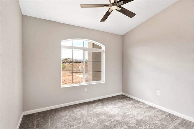 18420 Wisteria St, Hesperia, CA 92345 - carpeted spare room featuring baseboards and ceiling fan