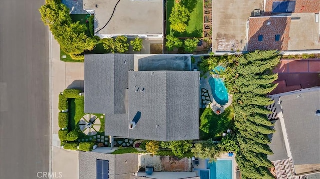 3332 Alabama Cir, Costa Mesa, CA 92626 - drone / aerial view of a pool area
