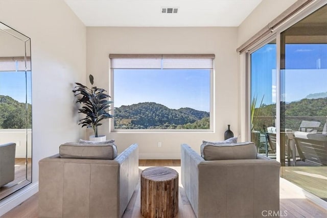 2865 Rock Wren Ln, Avila Beach, CA 93424 - sitting room featuring wood finished floors and baseboards