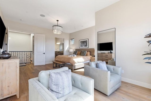 2865 Rock Wren Ln, Avila Beach, CA 93424 - bedroom with light wood-style floors and baseboards