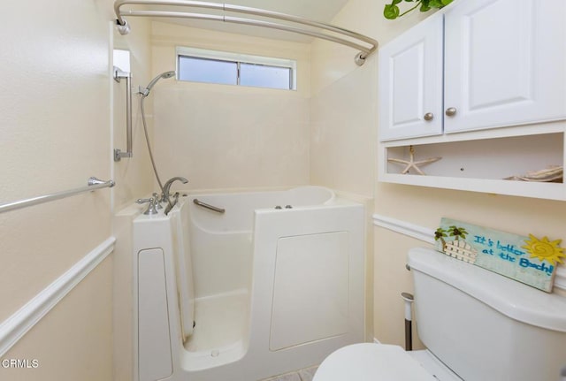 15413 Village 15, Camarillo, CA 93012 - bathroom with a tub, toilet, and walk in shower