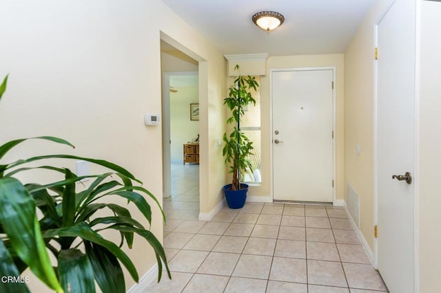 15413 Village 15, Camarillo, CA 93012 - entryway featuring baseboards, visible vents, and light tile patterned floors