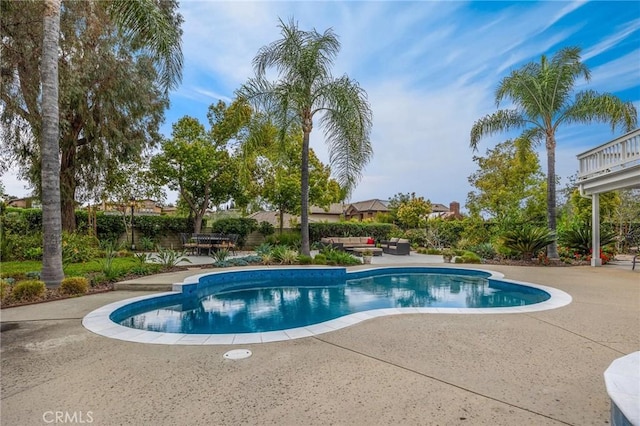748 E Mariposa Dr, Redlands, CA 92373 - view of swimming pool with a patio