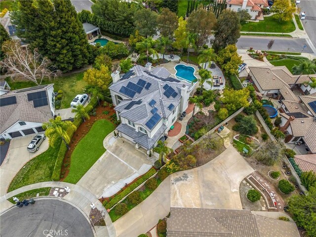 drone / aerial view