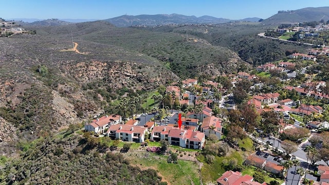 3116 Vista Bonita, Carlsbad, CA 92009 - aerial view featuring a mountain view
