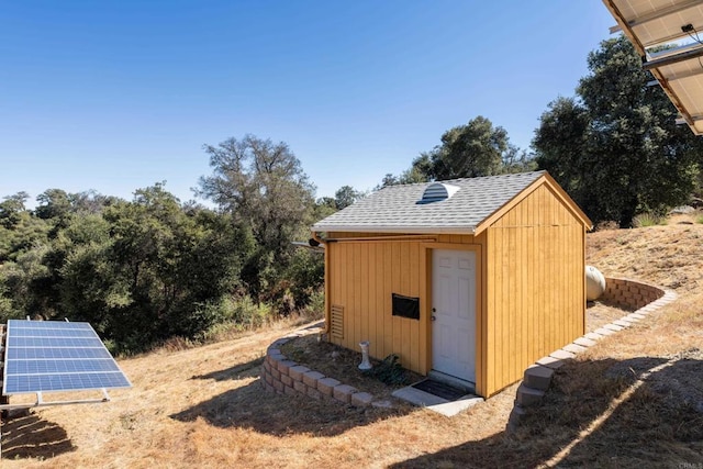 25770 E Grade Rd, Santa Ysabel, CA 92070 - view of outbuilding featuring solar panels