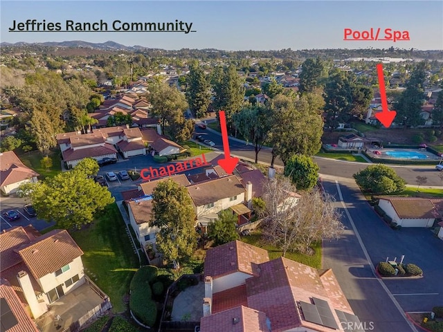1497 Chaparral Way, Oceanside, CA 92057 - aerial view of residential area