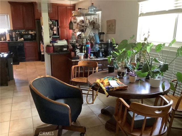 19057 Gledhill St, Northridge, CA 91324 - dining area featuring light tile patterned floors and a wealth of natural light