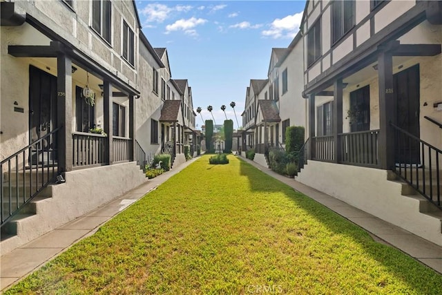 exterior space featuring a residential view