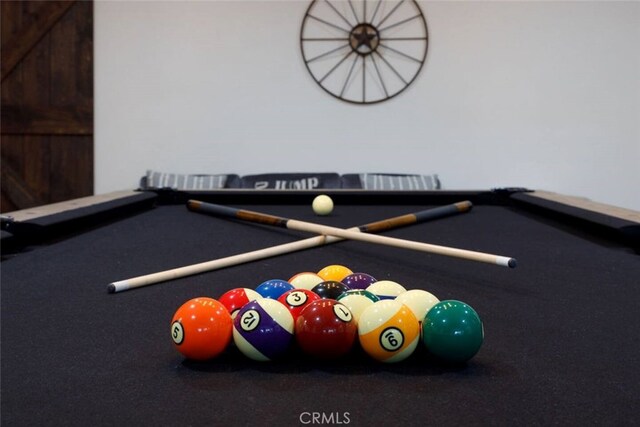 675 Grass Valley Rd, Lake Arrowhead, CA 92352 - game room featuring pool table