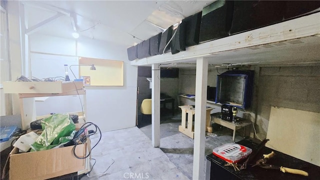 view of storage room