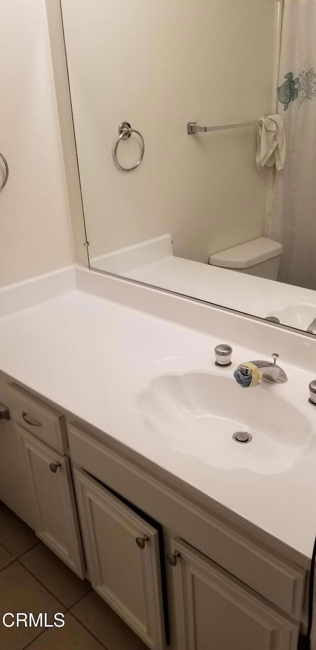 2587 Rudder Ave, Port Hueneme, CA 93041 - full bathroom with vanity and tile patterned flooring