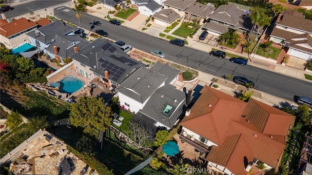 drone / aerial view featuring a residential view