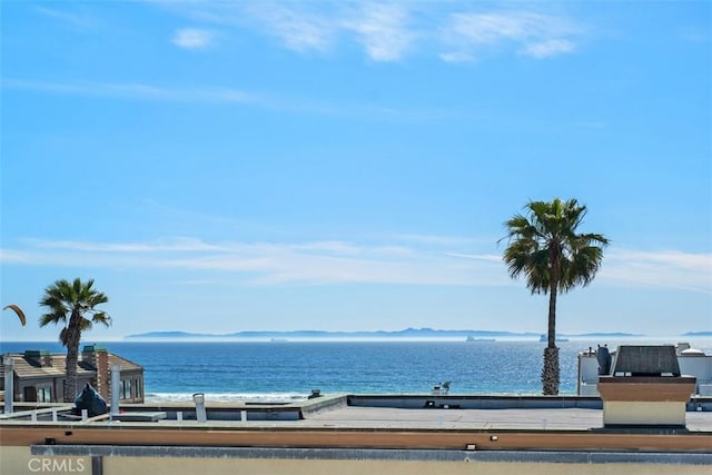 view of water feature