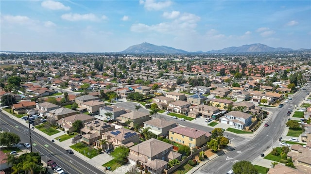 25445 Clovelly Ct, Moreno Valley, CA 92553 - bird's eye view featuring a mountain view and a residential view