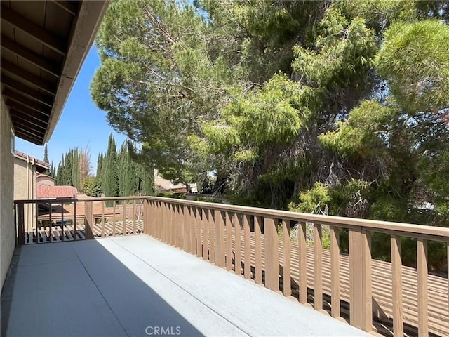 43856 Windsor Pl, Lancaster, CA 93536 - balcony with view of wooded area