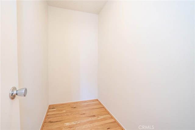 interior space with wood finished floors