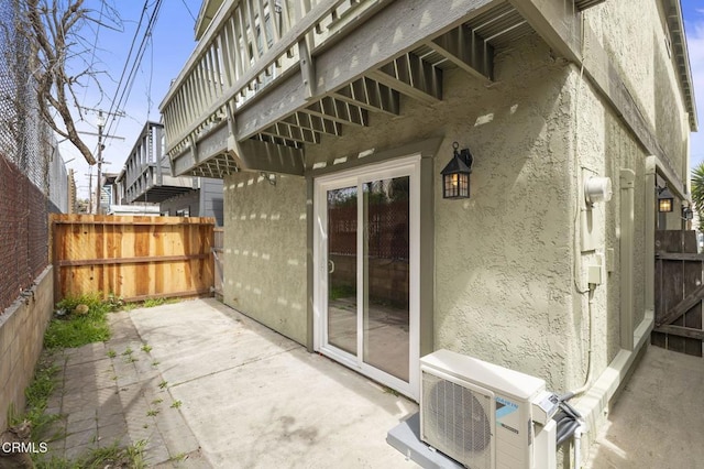 276 Highland Dr, Oxnard, CA 93035 - view of patio featuring a fenced backyard and ac unit